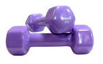 VINYL DUMBBELLS - PAIR (1KG-2KG-3KG)